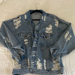 Carmar Worn Look Denim Jacket Medium